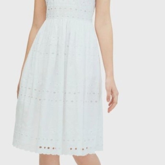 Kate Spade summer dress white eyelet size 10 - Picture 4 of 4